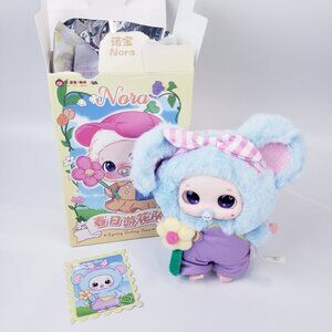 Nora Spring Outing Team Plush Doll Confirmed Milk Blue Mouse